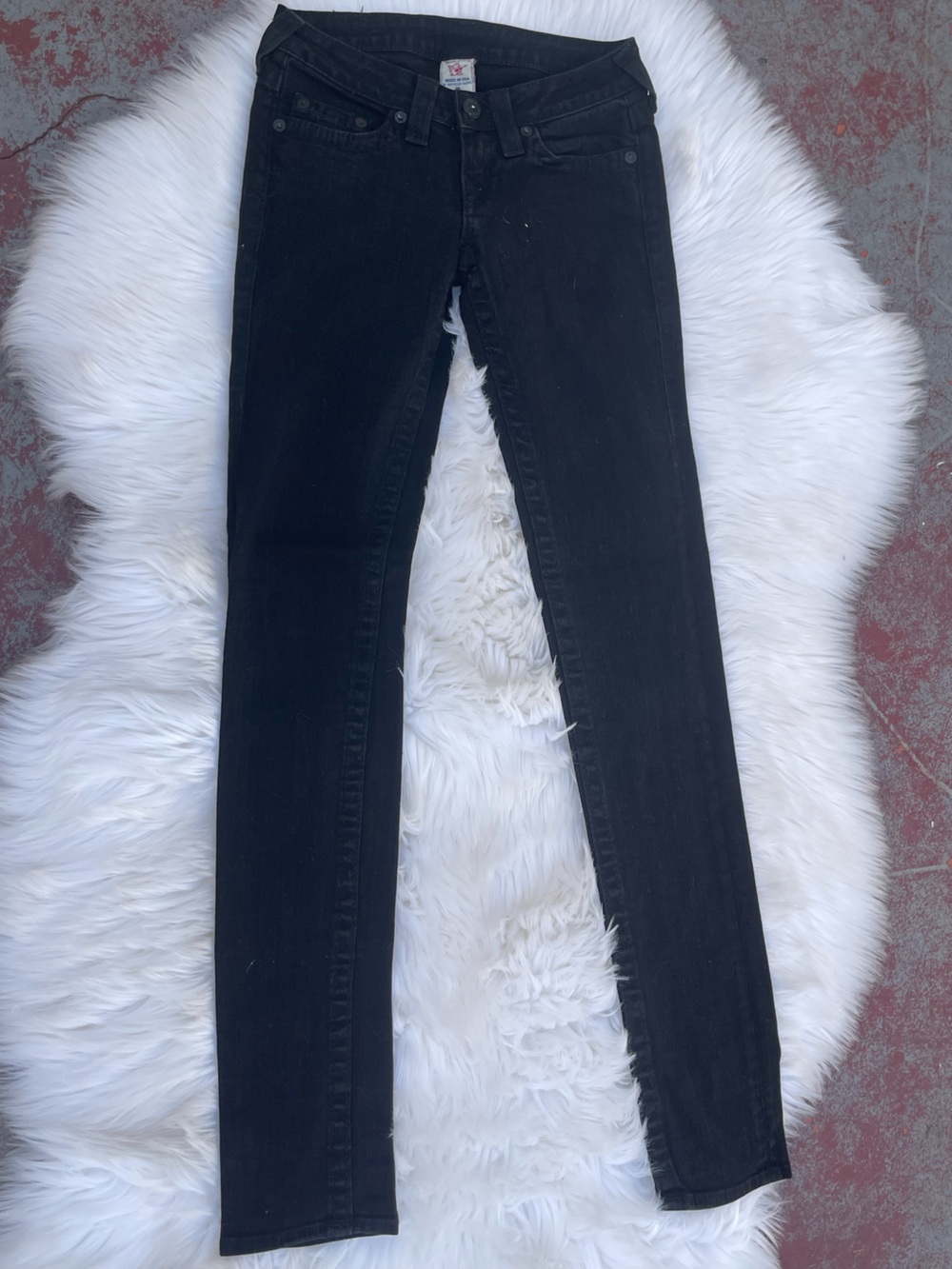 True Religion Women's Black Skinny Jeans